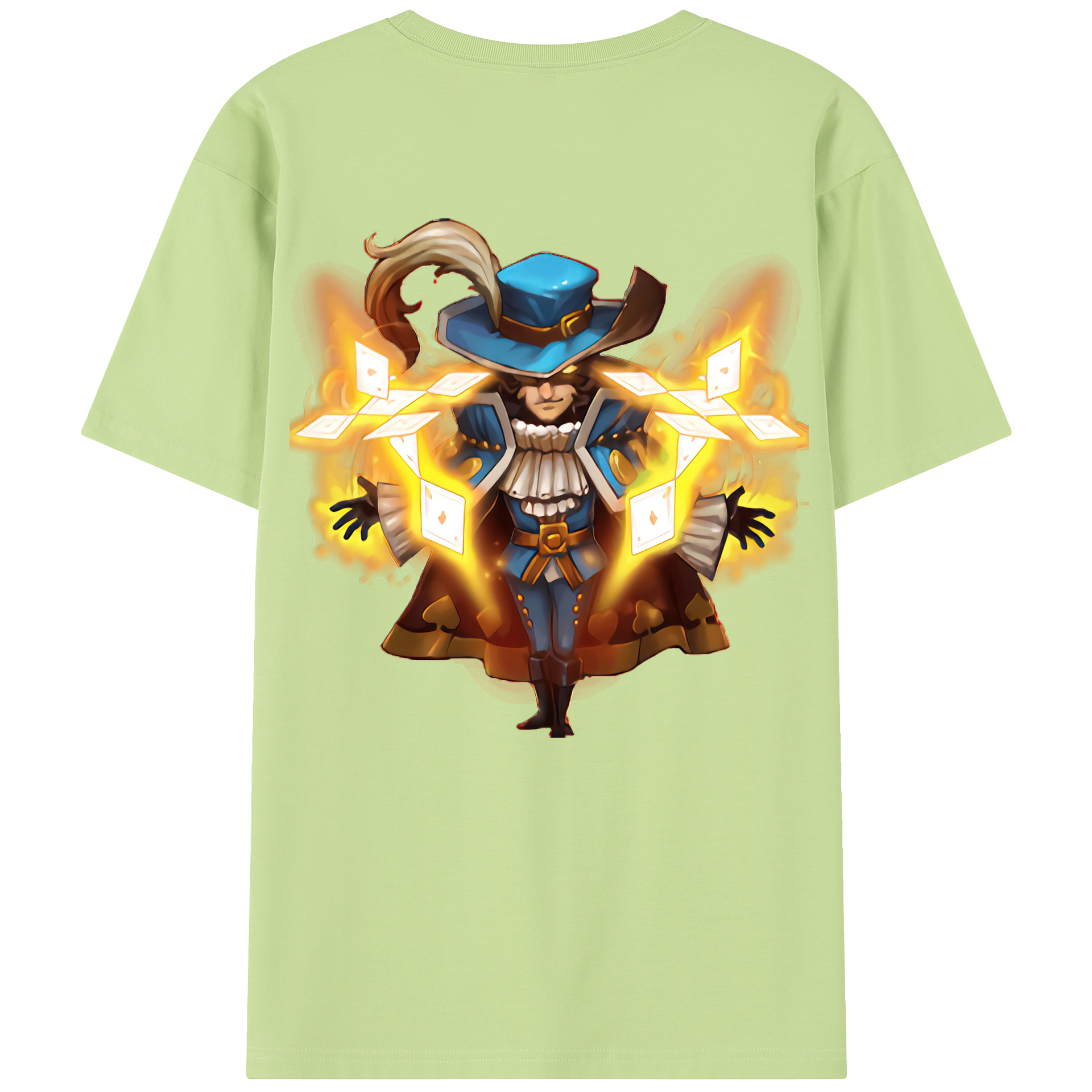 リーグ・オブ・レジェンド League of Legends LOL 綿100％半袖Tシャツ（背面プリント）